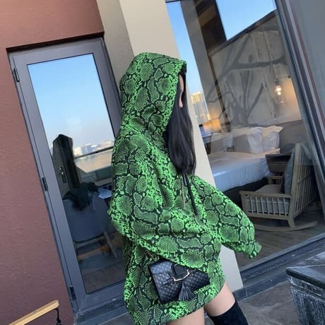 Green Python Hoodie パーカー