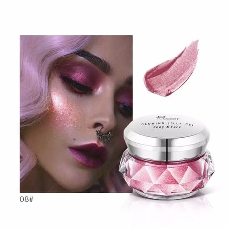 8色 Glitter Glow Cream アイシャドウ ハイライター