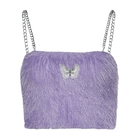 Fuzzy Butterfly トップス