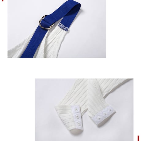 Zipper Buckle Up ボディスーツ