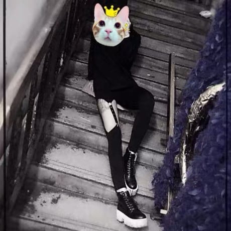 ガーター風 レギンス