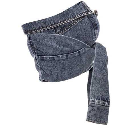 変形 Denim ビスチェ Top