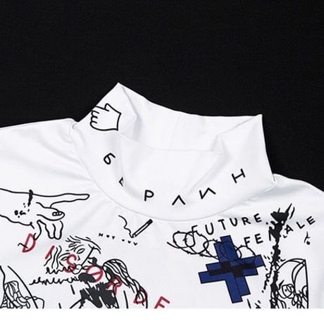 Trippy Art Cropped Top
