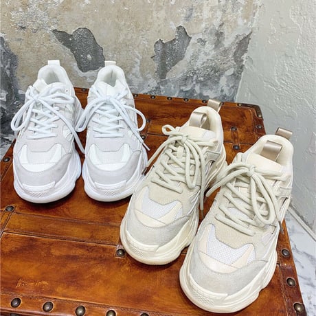 2色 Platform Sneakers ダッドシューズ