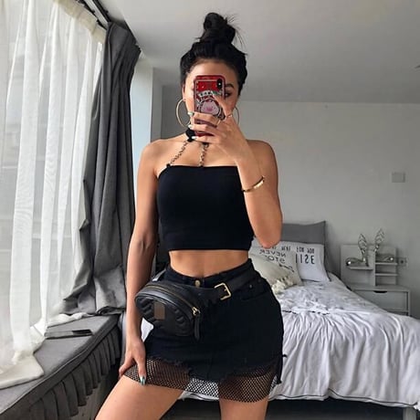 チェーンホルター Sexy トップス