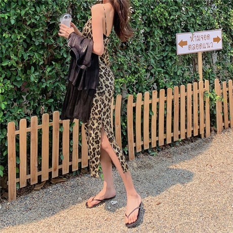Leopard Queenロングワンピース