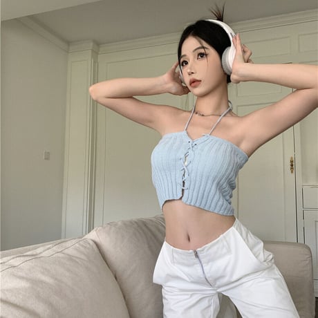 3色 2WAY ニット Top