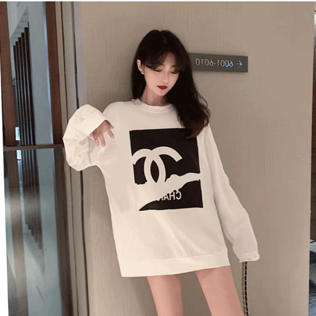 2色 UNISEX Front Print Top 男女兼用