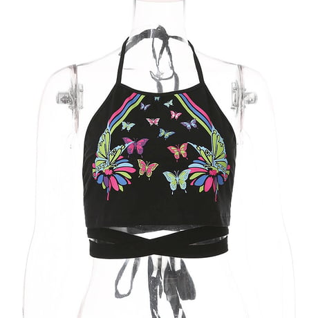 Butterfly Print Top