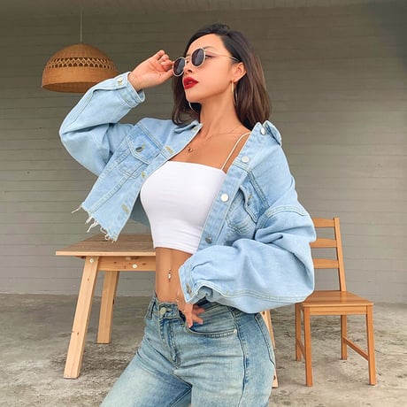Cropped Denim Jacket