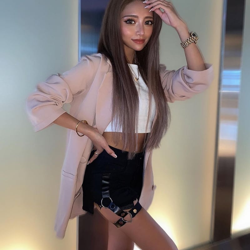 オシャレな赤白ボーダーパンツ⭐️ゆったりサイズで女子会やデートにも最適♪ Lace Ladies Tシャツ＆ショートパンツ付き ボーダータンキニ