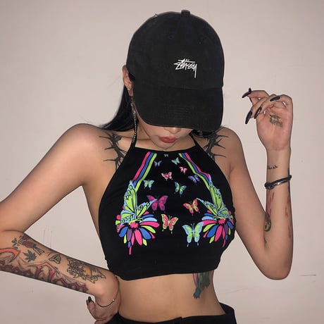 Butterfly Print Top