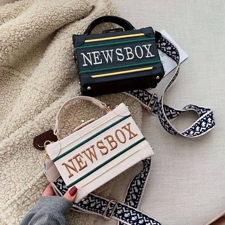 2WAY 3色 BOX バッグ