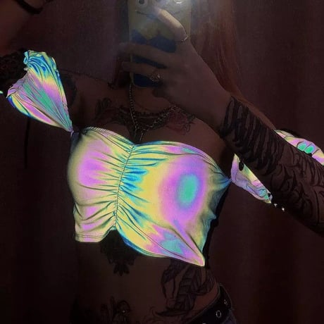 Hologram オフショル Top