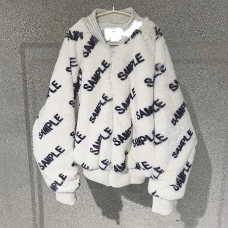 Fluffy FUR レターモチーフ ジャケット