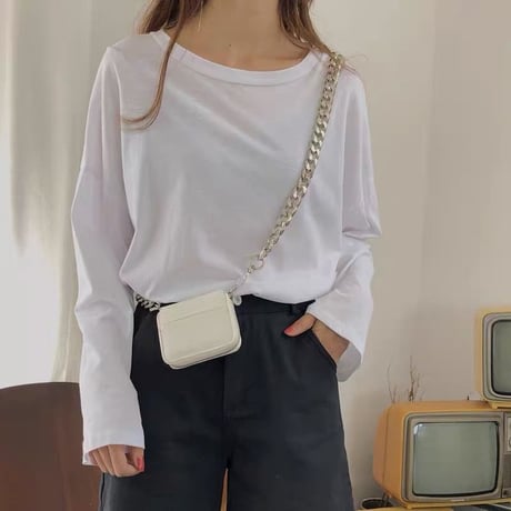 2色 チェーン ミニウォレット