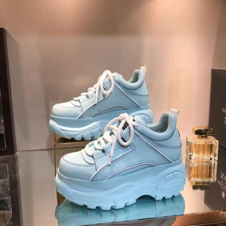 Baby Blue プラットフォームシューズ