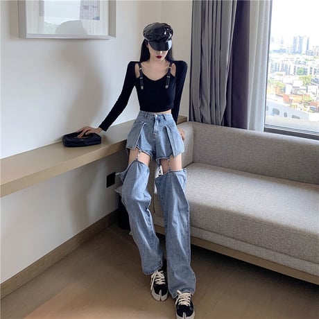 2WAY Separated Stylish Denim