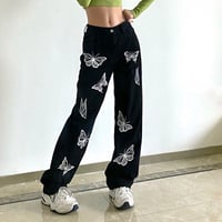 Butterfly Print Pants