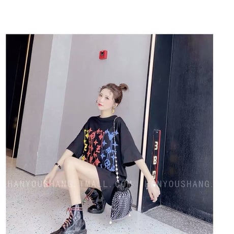 2色 Random Paint T-Shirts