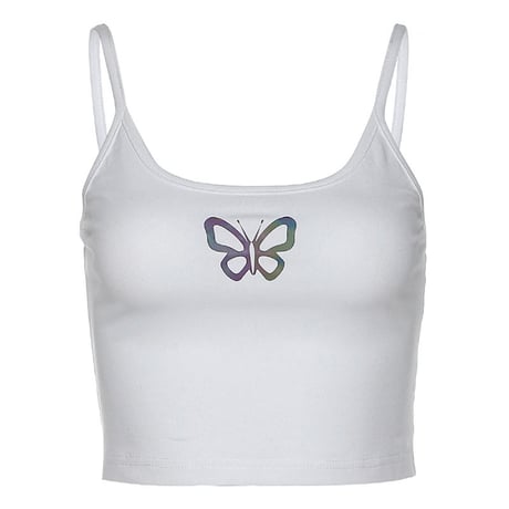 Reflective Butterfly Top