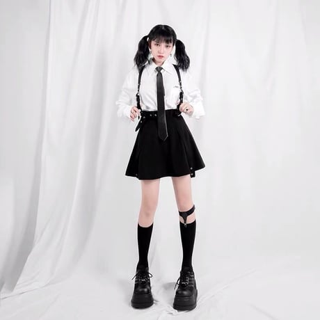 Night Dolls サスペンダー Jump Skirt