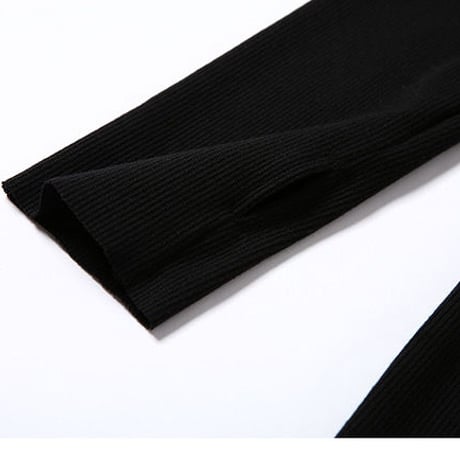 Vネック Zipper ワンピース ドレス
