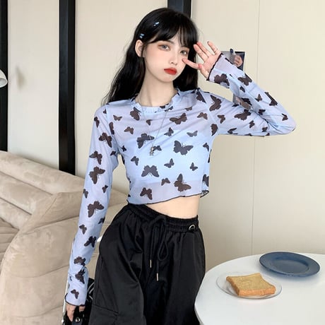 Butterfly Mesh Top