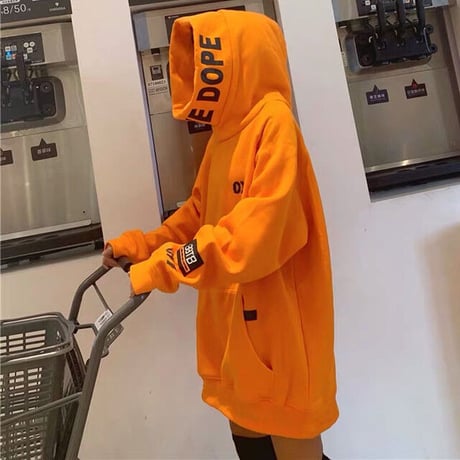 2色 DOPE ネックウォーマー パーカー Hoodie