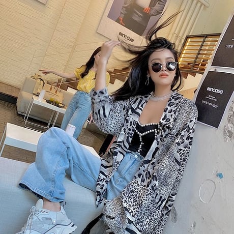 Animal Pattern ロングシャツ