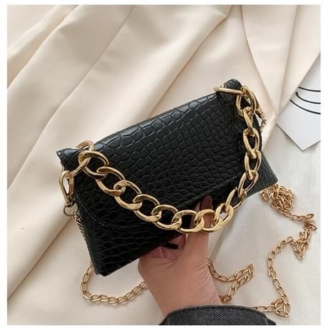 4色 Double Gold Chain バッグ