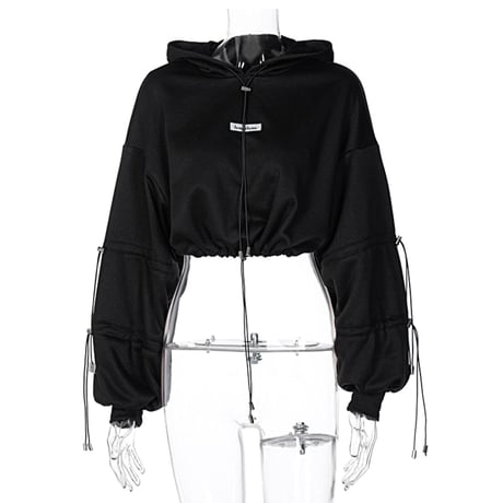 Cropped Top Hoodie パーカー