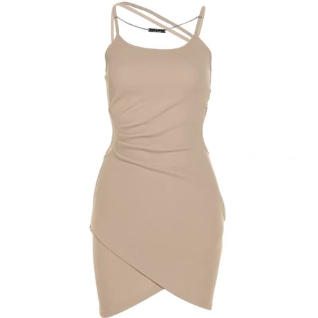 3色 Double Strapped Dress
