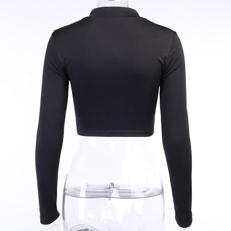 Reflective Double Zipper Top
