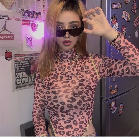 Pink Jaguar ボディスーツ