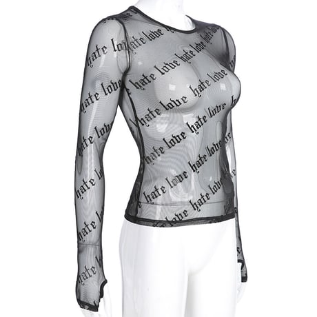 Love Hate Mesh Top