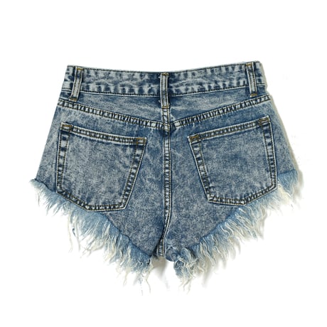 Damage Denim ショートパンツ