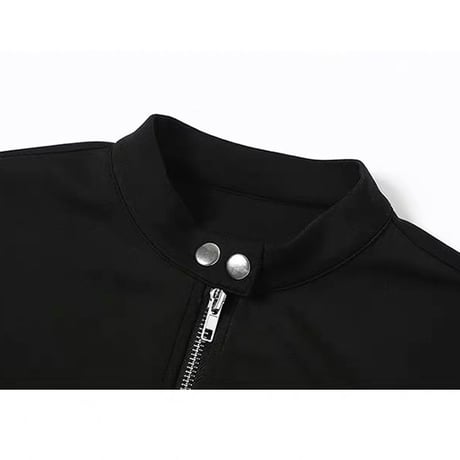 Zipper Crop Top