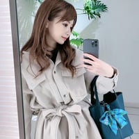 3色 Stylish Trench Coat