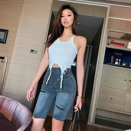 Half Denim Pants