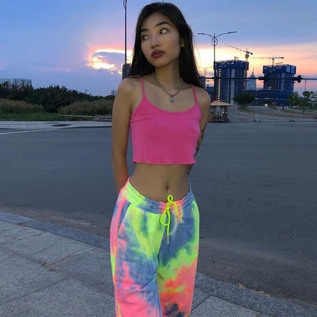 Colorful Tie-Dye スエットパンツ