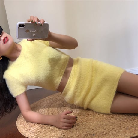 Marshmallow Knit 上下セット