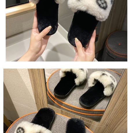 4色 Fluffy Flower Slide
