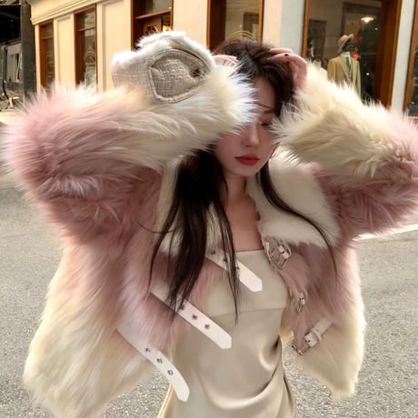 ジャケット・アウター BALMAIN fox rabbit fur short coat y2k 楽天市場】フェイク フォックスファー コート ショート丈 : NISHIKIYA