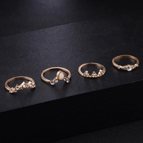 12ピース Bohemian リングセット
