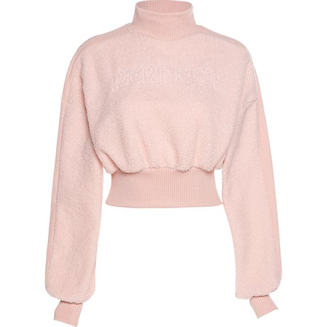 Pinky パイル ハイネック Top
