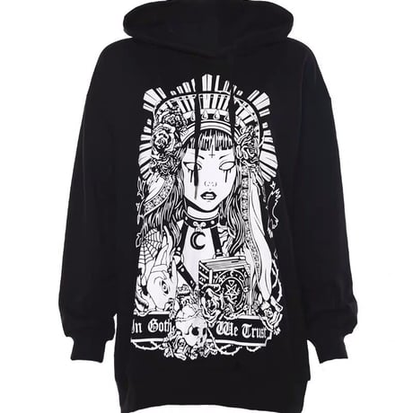 Graphic Print Hoodie パーカー