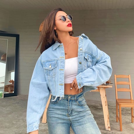 Cropped Denim Jacket