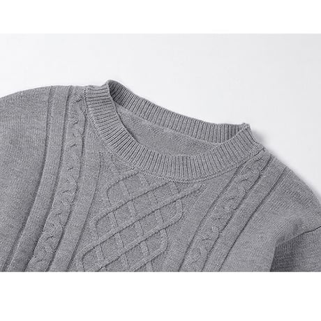 3色 Cutting Knit Dress