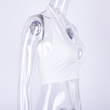 2色 Cut out ホルター Top